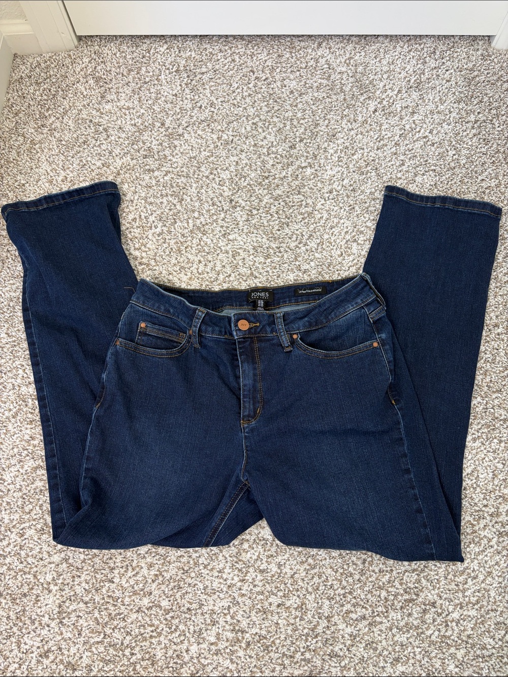 Jones New York Dark Blue Straight Leg Women’s Jeans